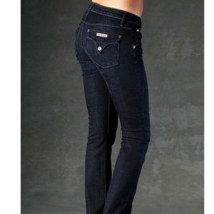 Hudson Carley Straight Leg Jeans /Dark Wash